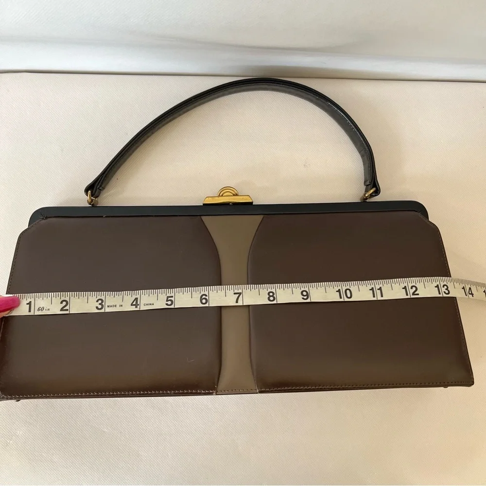 Vintage Palizzio Brown Retro Pocketbook